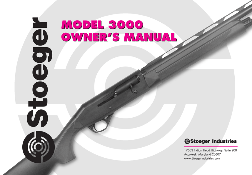 Stoeger M3000 Owner's Manual